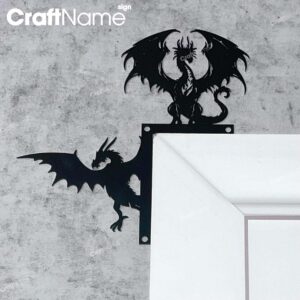 Dragon Door Frame Corner Metal Wall Art, Dragon Door Topper Sign, Dragon Door Hanging, Dragon Lovers Bedroom Door Decor, Boy Room Decor