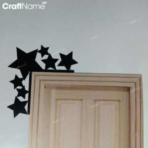 Personalized 4th Of July Door Corner Metal Wall Art, Independence Day Metal Sign Door Topper, USA Celebration Door Hanging, Star Door Decor