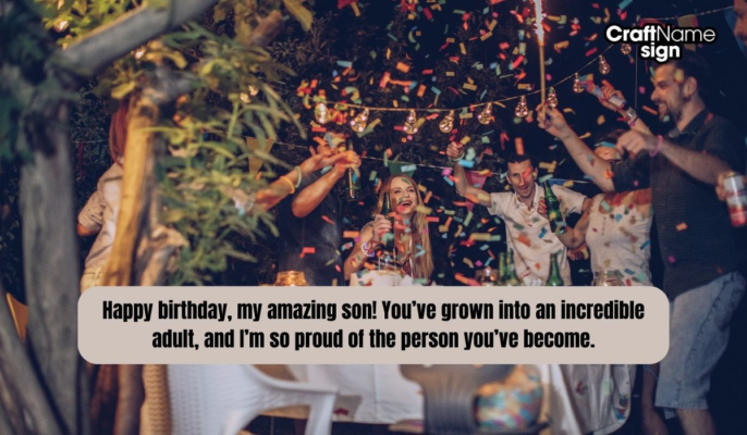 Birthday wishes for adult son from mom