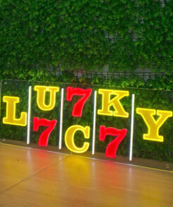 Lucky 777 Neon Acrylic