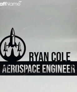 Aerospace Engineer Desk Name Plate