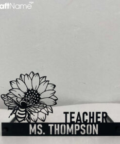 Custom Bee Lover Desk Name Plate